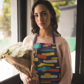 Geometrisches Rechteck-Muster Schürze