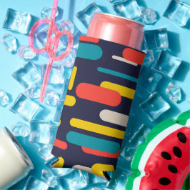 Geometrisches Rechteck-Muster Selters Dosenkühler