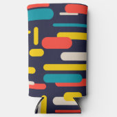 Geometrisches Rechteck-Muster Selters Dosenkühler (Vorderseite)