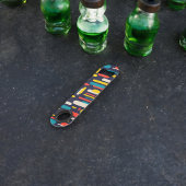 Geometrisches Rechteck-Muster Speed Flaschenöffner