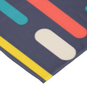 Geometrisches Rechteck-Muster Tischdecke (Schrägansicht)