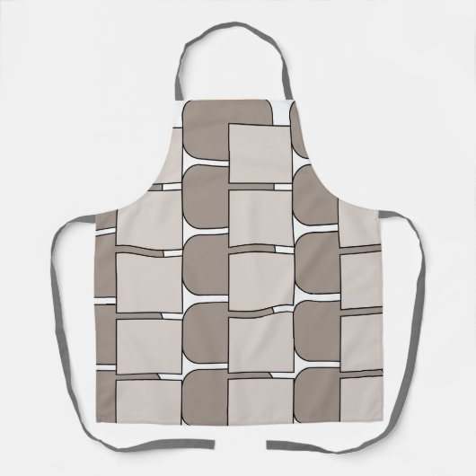 Geometrisches Rechteck Schürze (Vorderseite)