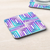 geometrisches Rechteck Untersetzer Set (Linke Seite)