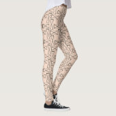 Geometrisches Rechteck X Leggings (Rechts)