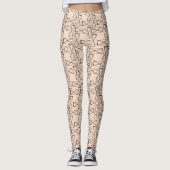 Geometrisches Rechteck X Leggings (Vorderseite)