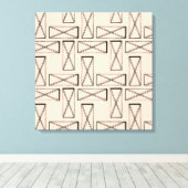 Geometrisches Rechteck X Leinwanddruck (Insitu (Holzboden))