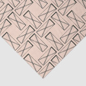 Geometrisches Rechteck X Seidenpapier (Ausschnitt)