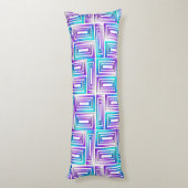 geometrisches Rechteckkissen Seitenschläferkissen (Rückseite (Vertikal))