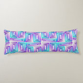 geometrisches Rechteckkissen Seitenschläferkissen (Rückseite)