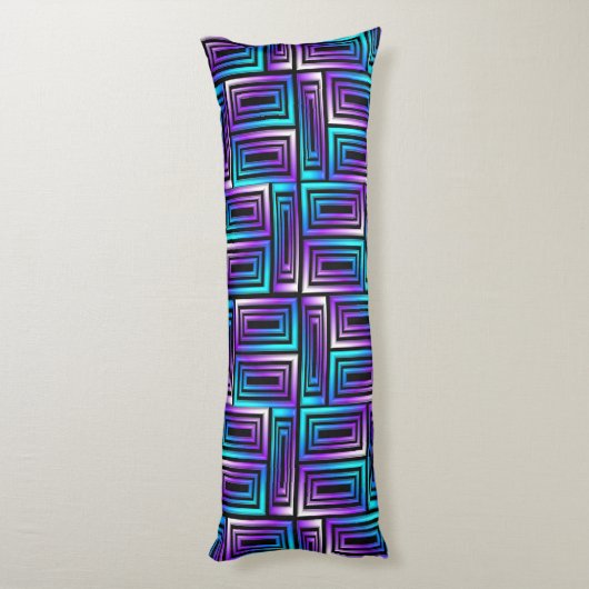 geometrisches Rechteckkissen Seitenschläferkissen (Rückseite (Vertikal))