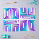 geometrisches Rechteckpapier Seidenpapier (Basteln)