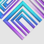 geometrisches Rechteckpapier Seidenpapier (Detail)