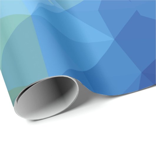 Geometrisches Regenbogen Kaleidoskop Geschenkpapier (Rolleneckpunkt)