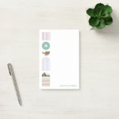 Geometrisches Regenbogenmonogramm - Anmerkungen na Post-it Klebezettel (Büro)