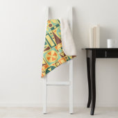 Geometrisches Retro der 50er Jahre Modernes Abstra Sherpadecke (Beispiel)