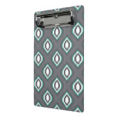 Geometrisches Retro ikat Stammes- Muster Mini Klemmbrett (Gewinkelt2)