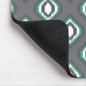 Geometrisches Retro-Kat-Stammmuster Mousepad (Ecke)