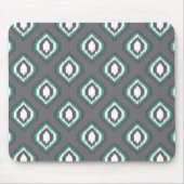 Geometrisches Retro-Kat-Stammmuster Mousepad (Vorne)