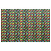 Geometrisches Retro-mehrfarbiges Muster Stoff (Yard (91,4 cm))
