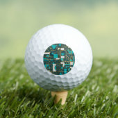 Geometrisches Retro: Minimalistisches Artwork Post Golfball (Insitu T-Shirt)