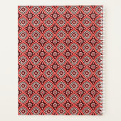 Geometrisches Retro-Muster Planer (Rückseite)