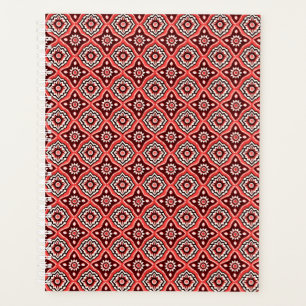 Geometrisches Retro-Muster Planer