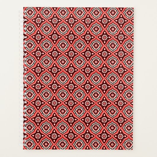 Geometrisches Retro-Muster Planer (Vorderseite)