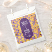 Geometrisches Retro visualisiert Herbstfarben - Fa Geschenktütchen (Ausgeschnitten)