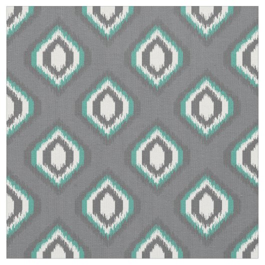Geometrisches Retroikat-Stammmuster Stoff (Nahaufnahme)