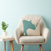 Geometrisches Rhino-Kissen Kissen (Stuhl )