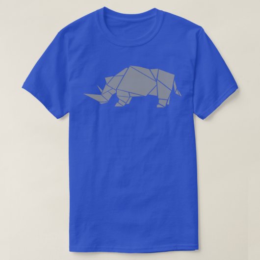 Geometrisches Rhino T-Shirt (Design vorne)