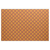 geometrisches Ringmuster der braunen und orange Stoff (Yard (91,4 cm))