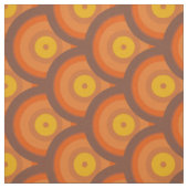 geometrisches Ringmuster der braunen und orange Stoff (Muster)