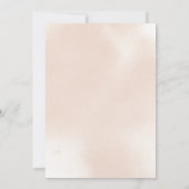 Geometrisches rosa Brunch mit Brautdusche Einladung (Rückseite)