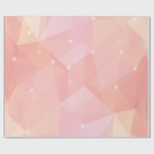 Geometrisches Rosa, Schleifpapier Geschenkpapier (Flach)