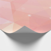 Geometrisches Rosa, Schleifpapier Geschenkpapier (Ecke)