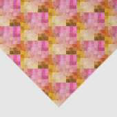 Geometrisches rosa Wasserfarbmuster Seidenpapier (Ausschnitt)