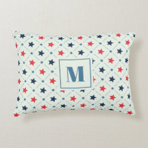 Geometrisches rotes blaues Sternchen-Punktlinienmu