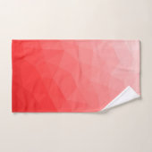 Geometrisches rotes Gefälle Badhandtuch Set (Handtuch)