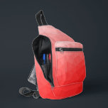 Geometrisches rotes Gefälle Crossbody Bag<br><div class="desc">Geometrisches Gefälle roter Farbverlauf Gedruckter Beutel. Coole Mode Accessoires Tasche für jeden. Geometrisches rotes Dreieck mit hellen bis dunkelorange Ober Farbverlauf Design.</div>