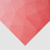Geometrisches rotes Gefälle Seidenpapier (Ausschnitt)