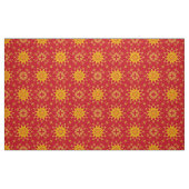Geometrisches rotes gelbes und orangefarbenes Must Stoff (Fat Quarter (45,7 x 55,9 cm))