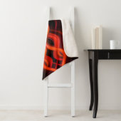 Geometrisches rotes Liniendesign. Sherpadecke (Beispiel)