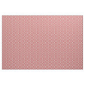 Geometrisches rotes und weißes stoff (Yard (91,4 cm))