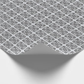 Geometrisches rustikales Muster Geschenkpapier (Ecke)