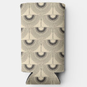 Geometrisches Schwanenfliegermuster Selters Dosenkühler (Vorderseite)