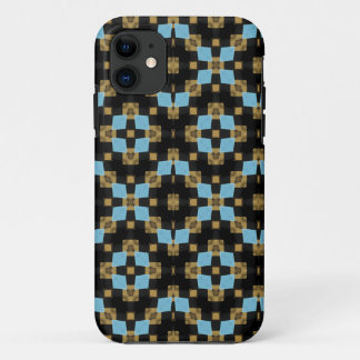 Geometrisches Schwarz-Braun-Design Case-Mate iPhone Hülle