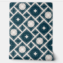 Geometrisches Schwarz-Creme-Muster