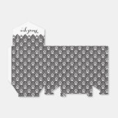 Geometrisches Schwarzweiß dank Geschenkboxen Geschenkschachtel (Ungefaltet)