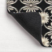 geometrisches Schwarzweißmuster Mousepad (Ecke)